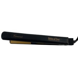 Helen of Troy Flat Iron Black Ceramic Professional Hair Straightener Womens OS